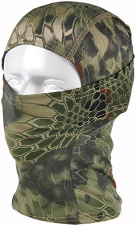 RJXuan Ninja Full Face Mask Military Balaclava Full Face Head Mask Mandrake Kryptek MR
