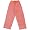 Red and Yellow Cotton Poplin Pajama Pants for Women