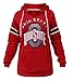 Women's Ohio State Buckeyes Athletic Hoodies Sporty Sweatshirts - Red