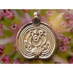 Magischer Amulett Anh�nger Gl�cksbringer uralte Ornamente Replik silber