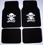 Skull Front & Rear Carpet Car Truck SUV Floor Mat 51C40CKlRUL. SL160 Skull Front & Rear Carpet Car Truck SUV Floor Mat