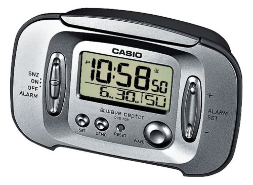 Casio - DQD-70B-8EF - Reveil - Radio Pilote - Quartz Digitale - Alarme repetitive - Eclairage LED
