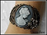 Treena Bean Vintage Fashion Jewelry Cameo Bracelet***FREE SHIPPING***