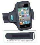 Sport Armband for iPod touch 4G and EX3 Armband Extender Bundle from Tune Belt - (Armband also fits 3rd generation, 2nd generation and 1st generation)