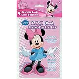 Unique Minnie Mouse Activity Book Party Favors (4 Count)