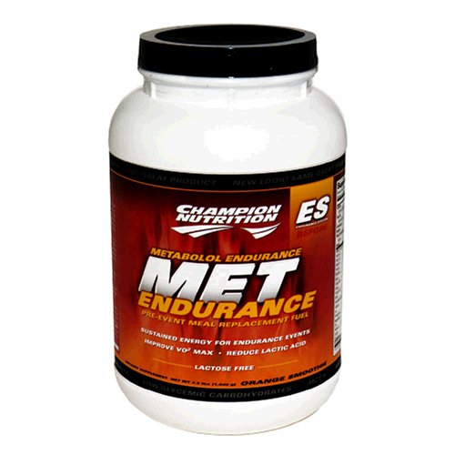 Buy Champion Nutrition Met Endurance Pre-Event Meal Replacement Fuel, Orange Smoothie, 36.8, 36.8-Ounce... by Champion Nutrition