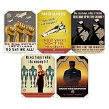 (17x22) Lot of 5 Battlestar Galactica Propaganda TV Posters Prints