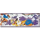 Mickey Mouse and Friends Purple Prepasted Wall Border thumbnail