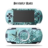 Protective Vinyl Skin Decal for SONY PSP - Butterfly Blues