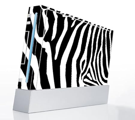 Nintendo Wii Console Decal Skin - Zebra Print