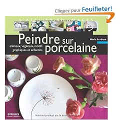 Peindre sur porcelaine : Animaux, v�g�taux, motifs graphiques et enfantins