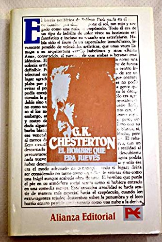 El hombre que era jueves/ The Man Who Was Thursday: Una Pesadilla/ A Nightmare (Spanish Edition)