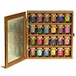 The Best Salts in The World - Collection of 24 Mini-Jars With Cork Tops in Bamboo Presentation Box. The Salt Connoisseur Ultimate Gift!