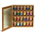 The Best Salts in The World - Collection of 24 Mini-Jars With Cork Tops in Bamboo Presentation Box. The Salt Connoisseur Ultimate Gift!