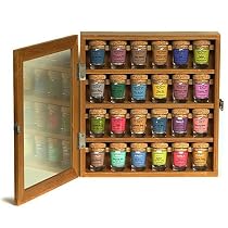 The Best Salts in The Word - Collection of 24 Mini-Jars With Cork Tops in Bamboo Presentation Box. The Salt Connoisseur Ultimate Gift!