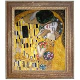 Framed Klimt The Kiss Oil Painting