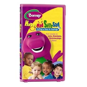 Barney - Happy Mad Silly Sad [VHS]
