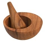 Review Ironwood Gourmet 28394 / Ironwood Gourmet Acacia Wood Deco Mortar Pestle