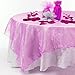 OurWarm® Mint Green Organza Table Overlay Cover Cloth 72