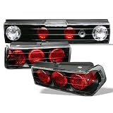 88-91 Honda CRX Euro Taillights - JDM Black 