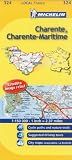Charente, Charente-Maritime (Michelin Local Maps)