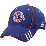 adidas Detroit Pistons Royal Blue NBA 2007 Draft Day L/XL Flex Fit Hat