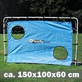 Produkt-Bild: Fu&szlig;balltore mit Torwand f&uuml;r den Garten - 150 x 100 x 60 cm