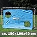 Fußballtore mit Torwand für den Garten - 150 x 100 x 60 cm