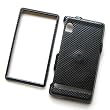 Motorola Droid A855 Verizon Snap On Protector Hard Case Image Cover Carbon Fiber