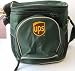 UPS Collectible Insulated Lunch Case with Shoulder Strap - Main compartment is about 10 inches long x 5 inches wide x 9 inches high - Small front compartment is 7 1/2 inches long x 3 inches wide x 7 1/2 inches high - Has top compartment for putting ice