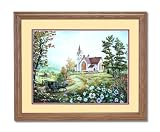 Going To Church Horse Buggy Country Home Decor Wall Picture Oak Framed Art Print