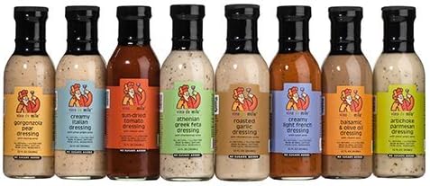 Vino de Milo Dressing - Athenian Greek Feta Dressing with Chardonnay (12 ounce)