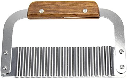 1 Pc Stainless Steel Blade Vegetable Wax Crinkle Slicer Wavy Soap Cutter Knife