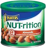 Planters NUT-rition Almonds, 12-Ounce Cans (Pack of 4)