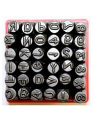 Home Improvement: Vector Number & Capital Letter Punch Set 36 Pc (6mm 1/4"): 09098 - J&R Quality Tools