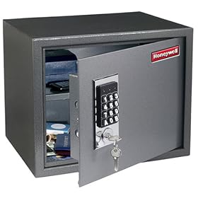 Honeywell 2072 1.00 Cubic Foot Anti-Theft Shelf Safe with Digital Lock