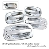 00 01 02 03 04 05-06 CHEVY SUBURBAN/TAHOE PICKUP TRUCK 4PCS CHROME DOOR HANDLE
