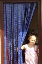 Heavy Duty Bug Blind,Fly Blind,Strip Blind, Door Blind-DEEP BLUE STAR