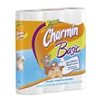 Charmin Basic 9 Large Rolls, 253 1-Ply Sheets per Roll (Pack of 4)
