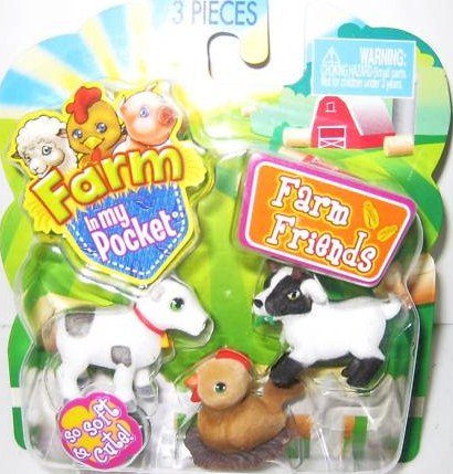 Farm In My Pocket Friends Cow Chicken Goat