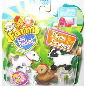 Farm In My Pocket Friends Cow Chicken Goat
