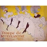 Troupe de Mlle Eglantine, by Henri de Toulouse-Lautrec (Print On Demand)