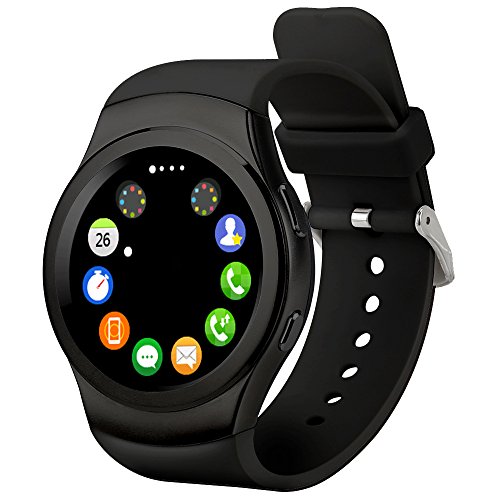 PowerLead Pwah PL-G3 All Round Screen Touch-screen Smart Bluebooth Watches with Heart Rate and Step Down Function Smart Phone