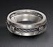Triton Titanium Wedding Ring with Nitinol Cable Inlay 11-2062T