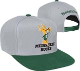 Milwaukee Bucks Cool Grey M&N 2-Tone XL Snapback Hat