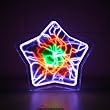 Luminglas 12" Star Plasma Illumination Display Set Multiple Color RED GREEN PURPLE Contemporary Luminglass Disk/Disc Night Light (153)