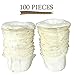 Greenco 100 Disposable Replacement K-cup Filters - Compatible with Keurig K-cup Coffee Machines