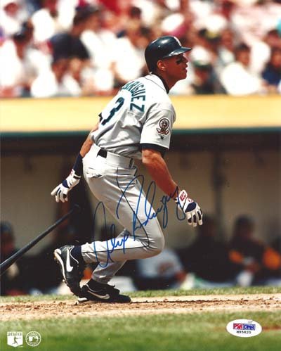 Alex Rodriguez Autographed 8x10 Photo Seattle Mariners Rookie Era Signature PSA/DNA #M95820