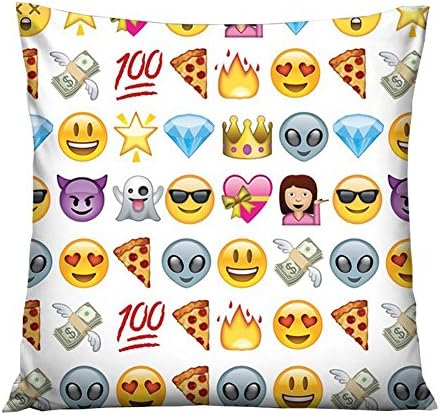 New Decorative 3D Printed Throw Pillow Cover/Cushion/Lumbar Cushion emoji