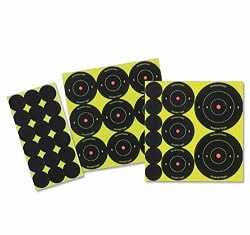 Shoot-N-C Targets: Bull's-Eye 2" Round Target (Per12) by Birchwood Casey 34210